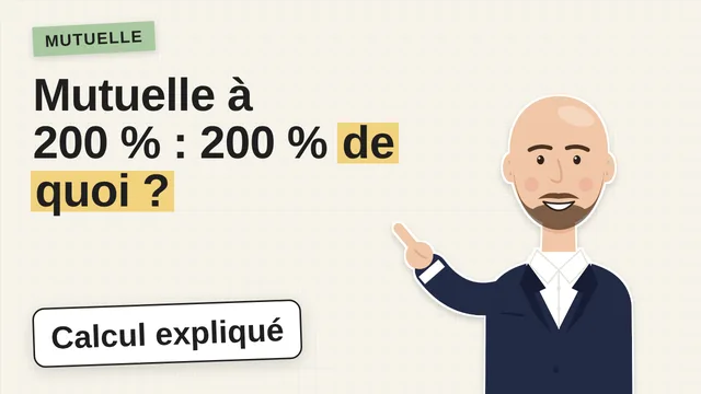 Miniature de la vidéo : « Mutuelle à 200 % : 200 % de quoi ? », calcul expliqué, avec Alexandre