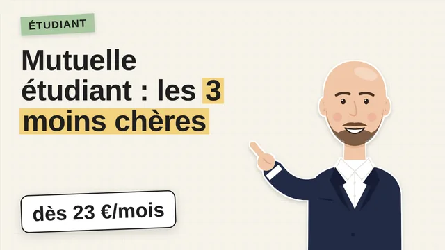 Miniature de la vidéo : « Mutuelle étudiant : les 3 moins chères », dès 23 € par mois, avec Alexandre