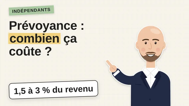 Miniature de la vidéo : « Prévoyance : combien ça coûte ? », 1,5 à 3 % du revenu, avec Alexandre